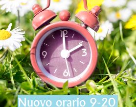 ORARIO ESTIVO