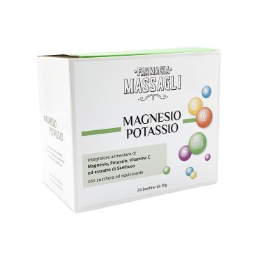 Integratore con magnesio, potassio, vitamina C e sambuco